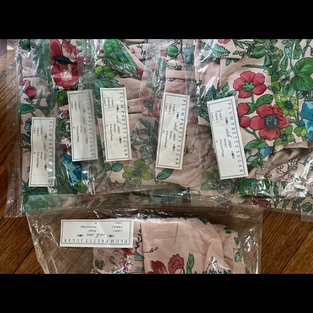 2/6 Plum Pretty Sugar Floral Romper - Brand New - Picture 8 of 8